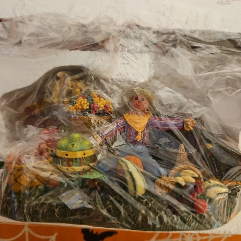 Department 56 Village Accessories with Harvest Scene